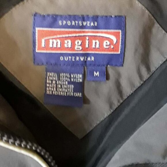 Imagine Outerwear Cape Cod Logo Size M, Lined, Men's Zip Up Jacket, Gray - Picture 3 of 5